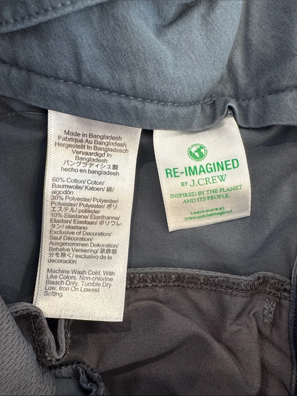 J. Crew Men's Chinos in Dusty Blue